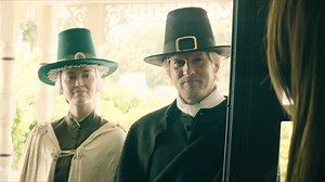 2.1K views · 86 reactions | Eat, drink, and be terrified this Thanksgiving. Into the Dark: Pilgrim is streaming now on Hulu. | Blumhouse | Facebook