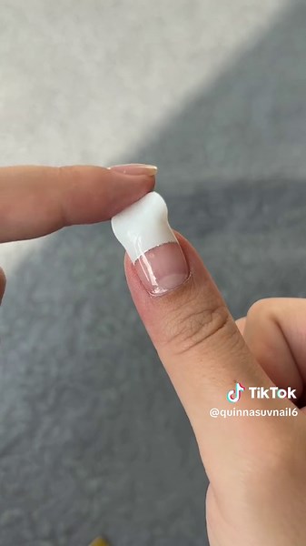 White French Glitter Liner UV Gel Nail Stickers Kit