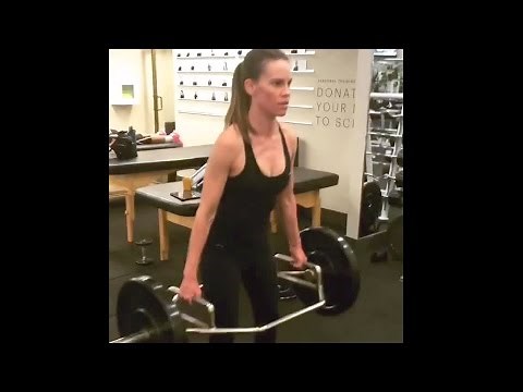 Hilary Swank - Getting Fit