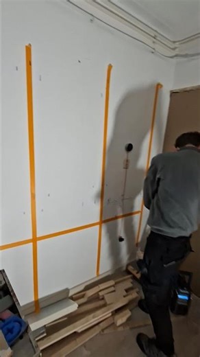 Designing the built-in bookcase #diy #diycouple #bookcase #renovation #electrical