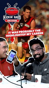Paul Salmon just seems like the best bloke 😂 @surencomedy stopped by the Kickin' Gags podcast to talk about the time Paul Salmon rocked up to his comedy festival show. ▶️ 🎧 Catch full episodes of Kickin' Gags on our YT channel or listen wherever you get your podcasts! 🎟️ You can also catch Suren at the Replay Comedy Festival on July 22nd! | AFL Zero Hanger