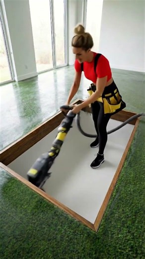 Mirror Epoxy Grass with Secret Trampoline 🌿