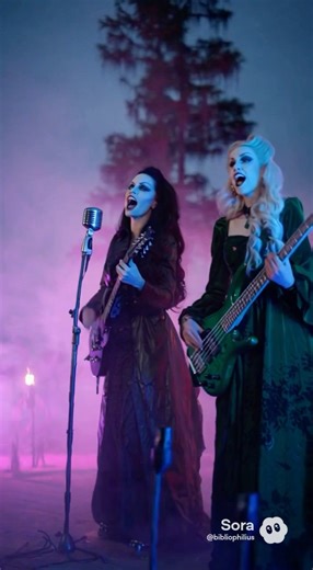 The Vampire Ladies perform ’Names of Ancient Rivers’ #music #vampires #supernatural #ladies