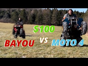 $100 ATV YAMAHA VS KAWASAKI!!!