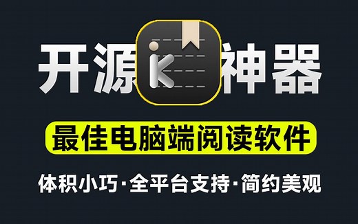 最佳PC端电子书免费阅读工具，支持多格式阅读，添加笔记、划词翻译等，界面美观！支持多平台_哔哩哔哩_bilibili