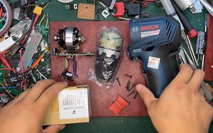 博世GSR12V-30翻新改装，性能同心度提升很高声音美妙