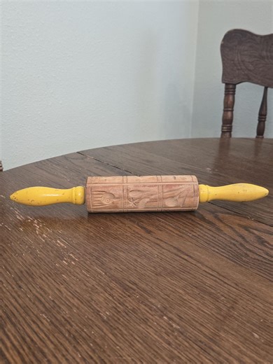 Vintage Springerle Rolling Pin, German Cookie Mold, Decorative Baking - Etsy
