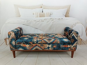 Storage Bench, Entryway Bench, Armed Ottoman Bench, Meditation Bench, Reading Chair, Dressing Room Bench, Upholstered Storage, ST 18x51 69 - Etsy