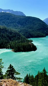 The stunning turquoise colors of Diablo Lake in Washington’s North Cascades. | Lukekellytravels