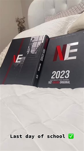 Who needed sleep when we got to design this! #yearbookcover #fyp #yearbookdesign #netflixtheme #philly