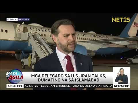 Mga delegado sa US-Iran talks, dumating na sa Islamabad