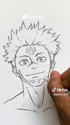Cómo dibujar a Sukuna: tutorial completo