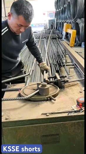 Innovative Rebar Bending Machine: Learn How to Use It #Construction #Rebar #Automation #Engineering