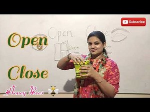 Concept learning for kids. Open and Close concept for preschoolers. OPEN CLOSE CONCEPT FOR NURSERY