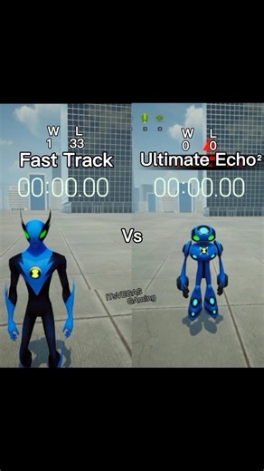Fast Track Vs Ultimate Echo Echo 🏁#ben10 #ben10game #fasttrack