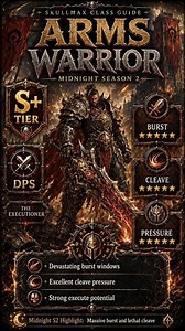 Midnight Season 2 Arms Warrior Short Guide S Tier DPS
