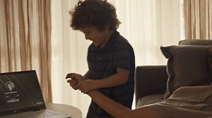 His favorite cartoon is just a touch away when you have the HP Spectre x360 PC featuring fingerprint reader. | HP