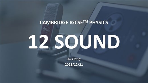 12.0 Sound Exam-style Questions