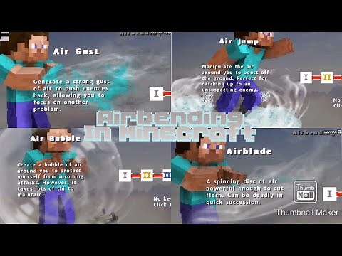 Airbending In Minecraft| Avatar Mod Showcase