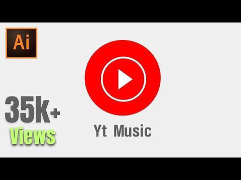 How to make Youtube Music Logo Design in Adobe Illustrator || Logo Design Tutorial || 35K+ Views