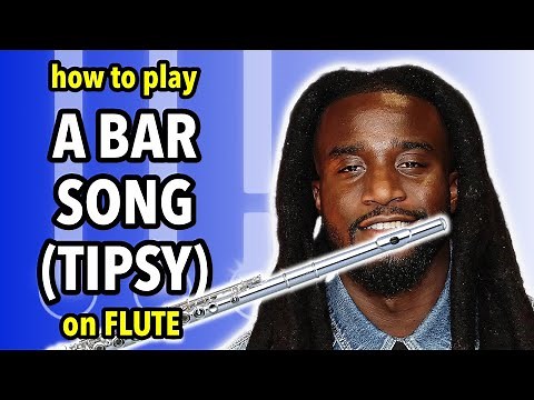 How to play A Bar Song (Tipsy) on Flute | Flutorials