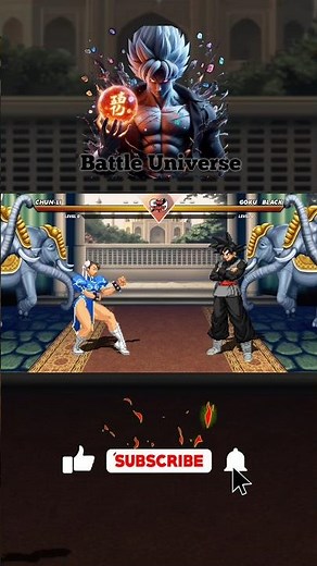 Chun-Li vs Goku Black #chunli #goku #gokublack #mugen #shorts
