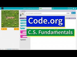 Code.org Conditionals with the Farmer Lesson 13.7 | Tutorial and Answer | Course E