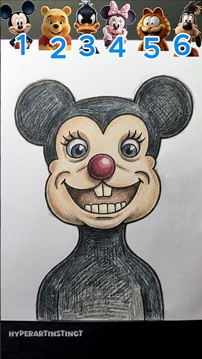 Drawing New Character 5 🎲✏️🤯 from Mickey mouse clubhouse #drawing #art #disney #mickeymouse #shorts