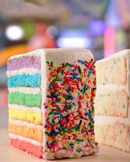7.1K views · 122 reactions | Help yourself to a slice of happiness.  Buddy V's Cake Slices are now at Chuck E. Cheese! | Chuck E. Cheese | Facebook