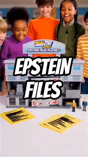 The Epstein Files Playset lets kids crack open classified folders, use a black marker to