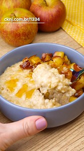 1.3M views · 16K reactions | Como fazer Mingau de Aveia com Maçã Caramelizada #receitasimples #receitafacil #mingau INGREDIENTES 6 g de Manteiga (1 colher de chá) 1 unidade de Maçã picada 240 mL de Leite (1 xícara) 26 g de Aveia em flocos (1/3 de xícara) 36 g de Mel (2 colheres de sopa) | Cook'n Enjoy | Facebook