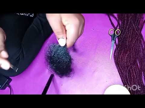 Step-by-step how to make artificial/temporary dreadlocks.Simple method for beginners to learn #locs