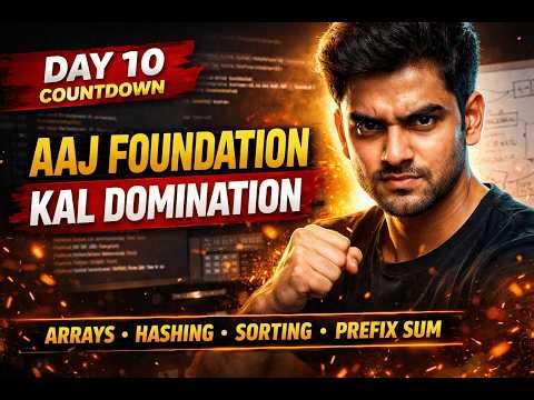 🔟 DAY 10 | "Aaj Foundation, Kal Domination." 🔥