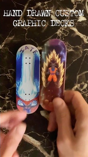 Fingerboard Decks Custom Printed Goatku Art Graphics #fingerboarding #techdeck #fingerboard #fyp