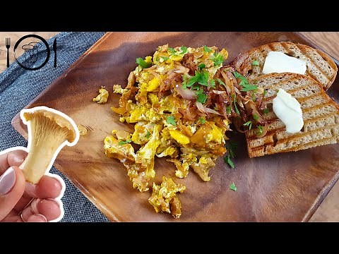 Smaženice z Lišek - houbová smaženice. Lišky recept.