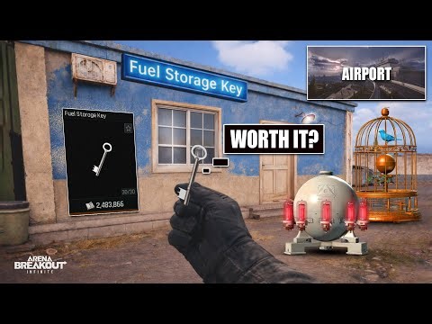 Opened Fuel Key 10 Times, Loot Value? Fuel Storage Key, Airport | Arena Breakout Infinite