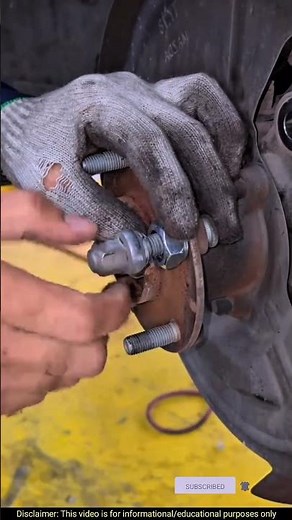How to Install Wheel Studs 🔧 | Step by Step Car Repair Tutorial #shortsfeed
