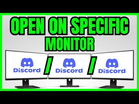 How To GET Discord To OPEN On A Specific Monitor (QUICK & EASY) 2025