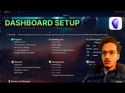 Building a Custom Dashboard in Obsidian For Easy Organization