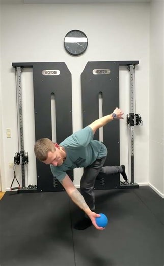 One Leg, Balance Exercise, Rotation With Ball Or Weight