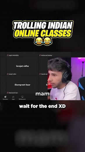 Trolling Indian Zoom Classes😂 | #shorts #YoutubeShorts