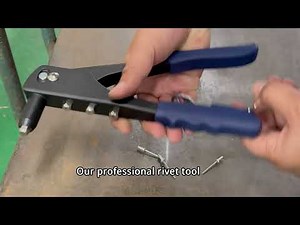 Ultimate Heavy Duty Hand Riveter Gun Kit | Effortless Riveting for Any Project.