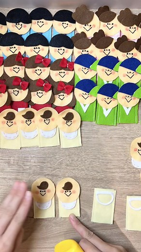手袋シアター おはなしゆびさん｜指人形作り方