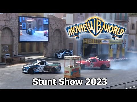 Movie World Stunt Show (2023) | Hollywood Stunt Driver 2 | Gold Coast Theme Park