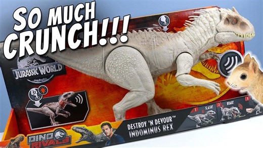 New Jurassic World Indominus Rex Destroy 'n Devour Dino Rivals Mattel