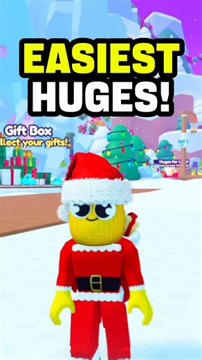 Easiest Huges From Christmas Event in Pet Simulator #roblox #christmasupdate #petsimulator