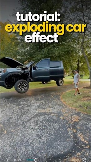 💥🚗 Exploding Car Effect Tutorial in CapCut! Insane visual effect to elevate your content!