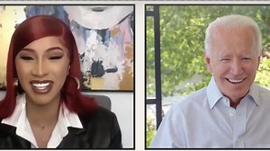 Watch Cardi B Interview Joe Biden