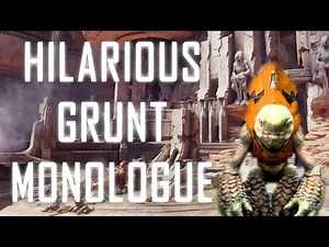 Hilarious Grunt Monologue - Halo 5 Easter Egg