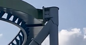 Park shuts down roller coaster after visitor spots cracked support beam shift out of place as coaster speeds past